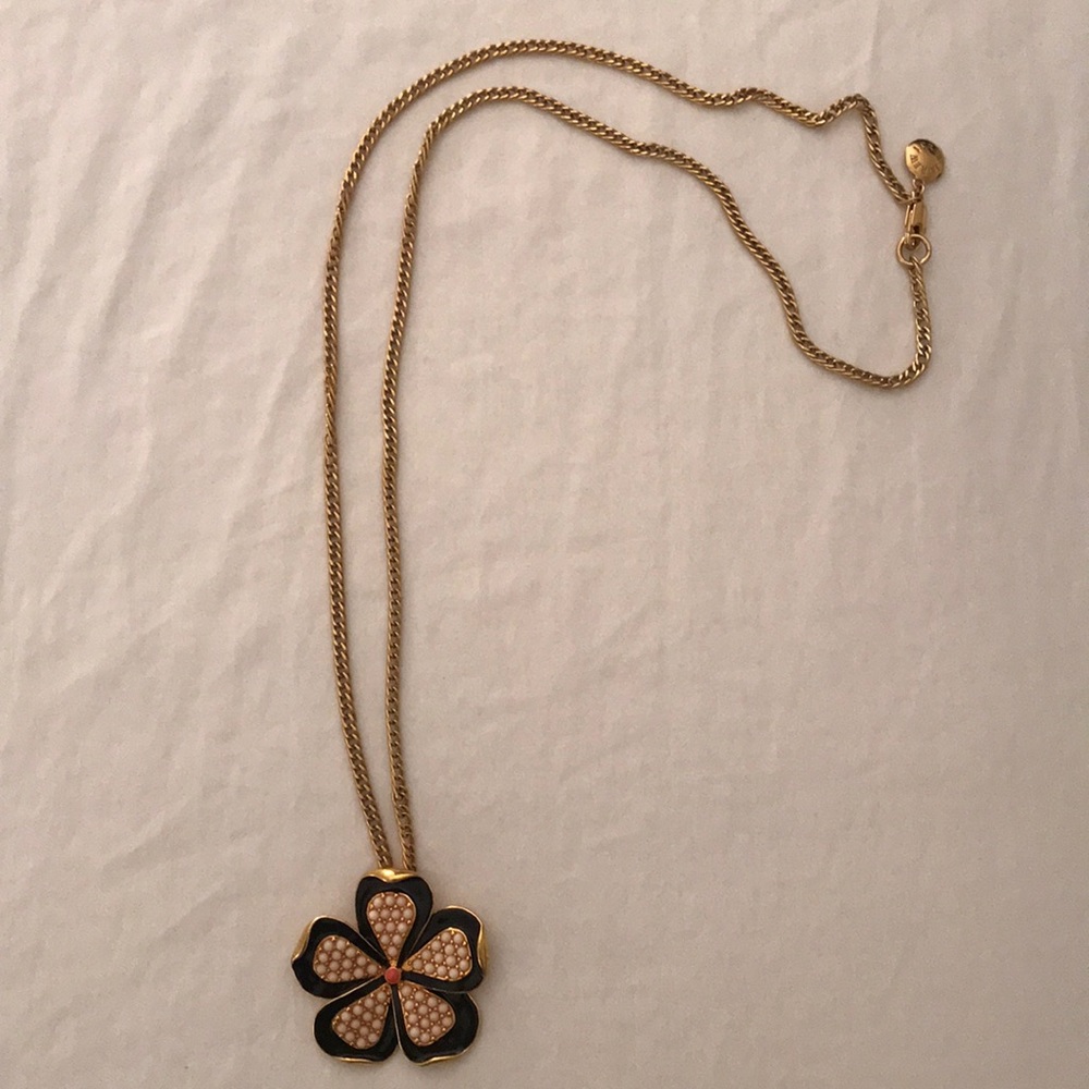 J. Crew Flower Necklace